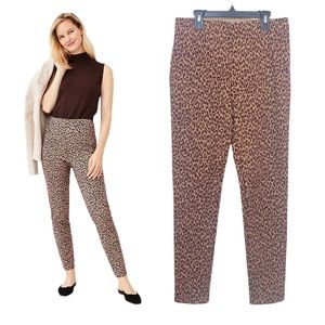 Ann Taylor The Animal Print Side‎ Zip Legging sz S NWT